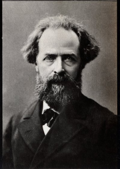 Porträt von Élisée Reclus (1830-1905), französischer Geograph, Schriftsteller und Anarchist von French Photographer